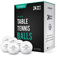 PRO SPIN Pelotas de ping pong- color blanco- 3 estrellas- 40+ pelotas de tenis de mesa (paquete de 12 o 24)- bolas de…